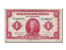 Netherlands, 1 Gulden, 1943, KM #64a, 1943-02-04, EF(40-45), FE