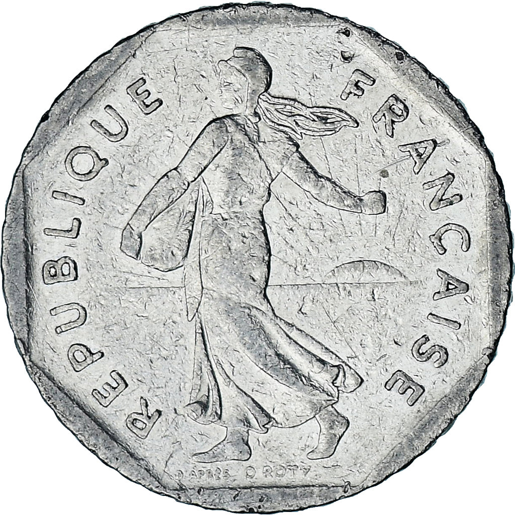 Frankrijk, 2 Francs, Semeuse, 1979, Nickel, ZF, Gadoury:547, KM:942.1