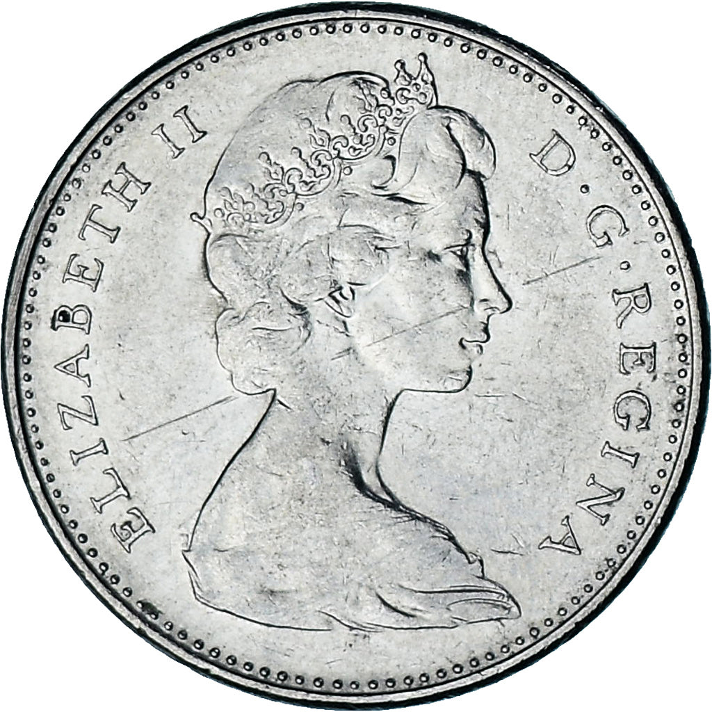 Canada, Elizabeth II, 5 Cents, 1976, Royal Canadian Mint, Nikiel, EF(40-45)