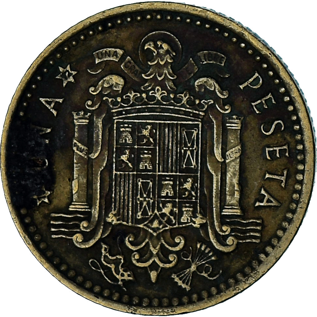 Spain, Francisco Franco, caudillo, Peseta, 1966 (72), Aluminum-Bronze