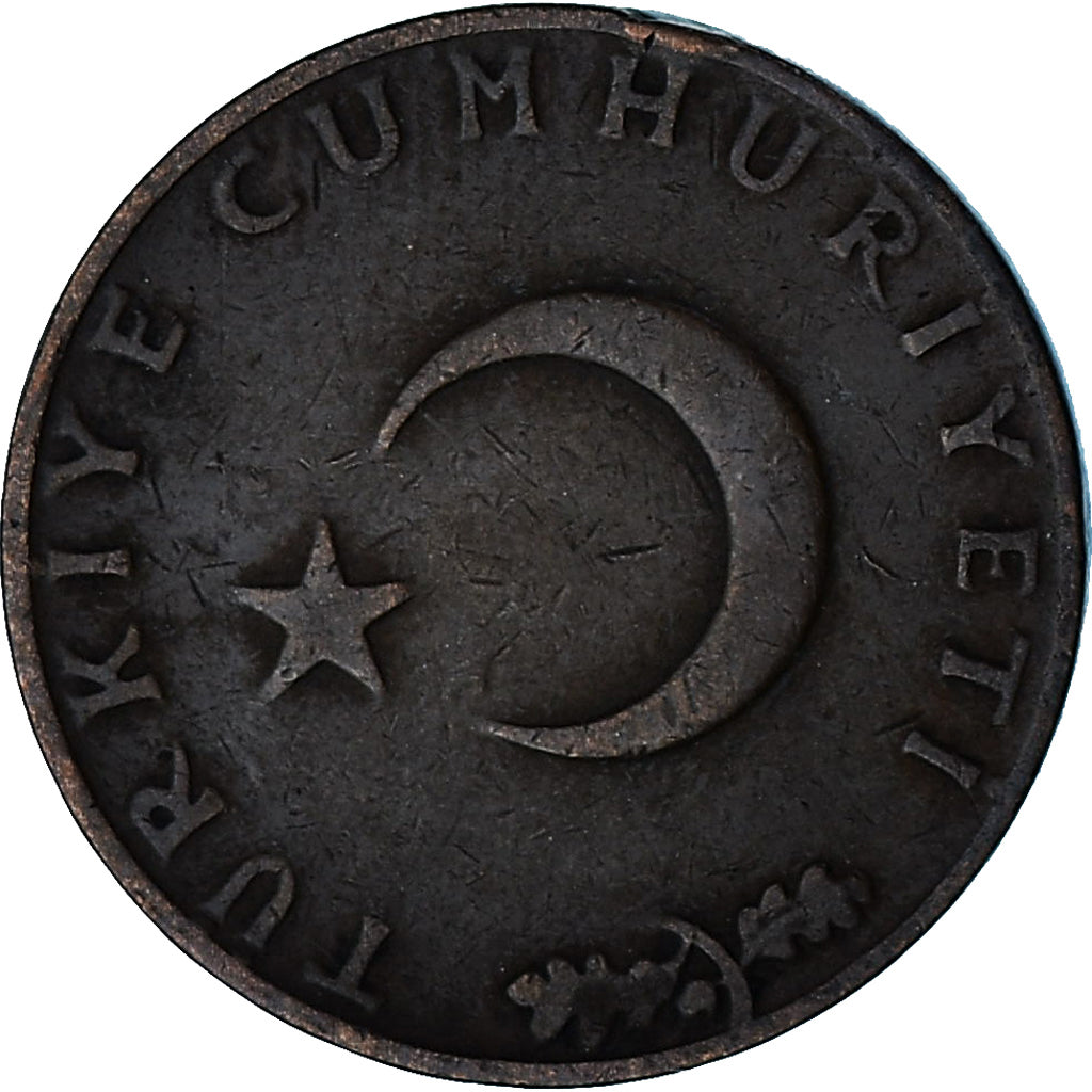 Turkije, 10 Kurus, 1966, Bronzen, ZF, KM:891.1