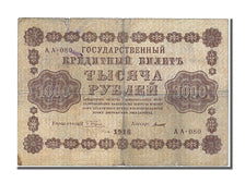 Russia, 1000 Rubles, 1918, KM #95b, AU(50-53), AA