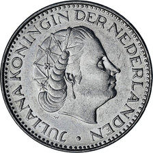 Holandia, Juliana, Gulden, 1968, Nikiel, AU(50-53), KM:184a