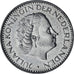 Holandia, Juliana, Gulden, 1968, Nikiel, AU(50-53), KM:184a