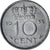 Países Bajos, Juliana, 10 Cents, 1954, Níquel, MBC+, KM:182