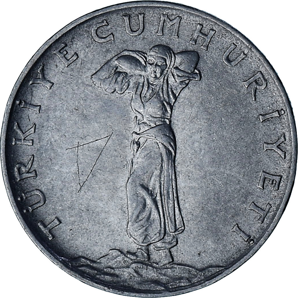 Turkije, 25 Kurus, 1967, Stainless Steel, ZF, KM:892.3