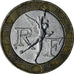 France, 10 Francs, Génie, 1991, Bi-Metallic, EF(40-45), Gadoury:827, KM:964.1