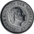 Nederland, Juliana, 25 Cents, 1960, Nickel, ZF+, KM:183