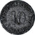 ALEMANIA - IMPERIO, Wilhelm II, 10 Pfennig, 1893, Berlin, Cobre - níquel, BC+