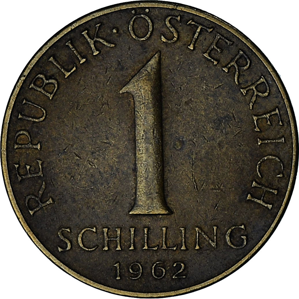 Austria, Schilling, 1962, Alluminio-bronzo, BB, KM:2886