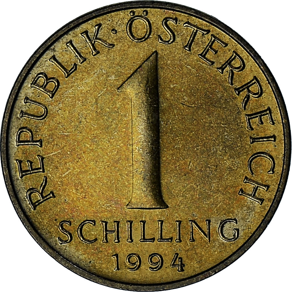 Austria, Schilling, 1994, Alluminio-bronzo, BB, KM:2886