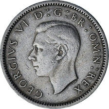 Great Britain, George VI, 6 Pence, 1948, Copper-nickel, AU(50-53), KM:862