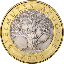 Lithuania, 2 Litai, 2013, Chêne de Stelmužė, Bi-Metallic, MS(63), KM:112
