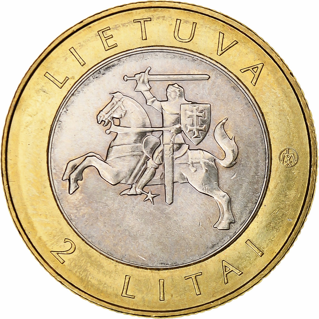 Lithuania, 2 Litai, 2013, Chêne de Stelmužė, Bi-Metallic, MS(63), KM:112
