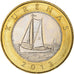 Lithuania, 2 Litai, 2013, kurenas, Bi-Metallic, MS(63), KM:112