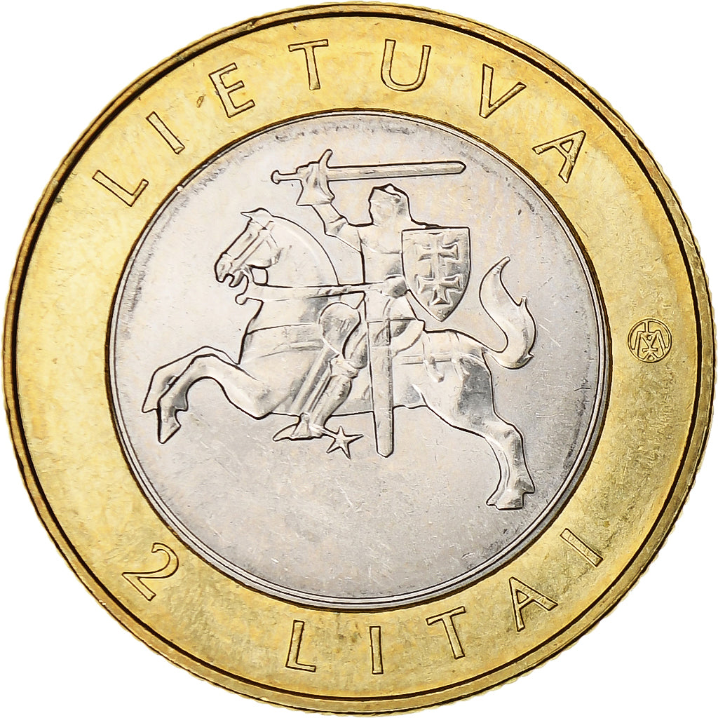 Lithuania, 2 Litai, 2013, Chêne de Stelmužė, Bi-Metallic, AU(55-58), KM:112