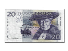 Sweden, 20 Kronor, 1991, KM #61a, AU(55-58)