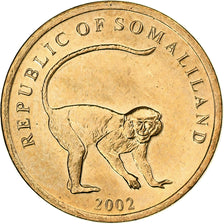 Somaliland, 10 Shillings, 2002, Laiton, SPL, KM:3