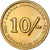 Somalilândia, 10 Shillings, 2002, Latão, MS(63), KM:3