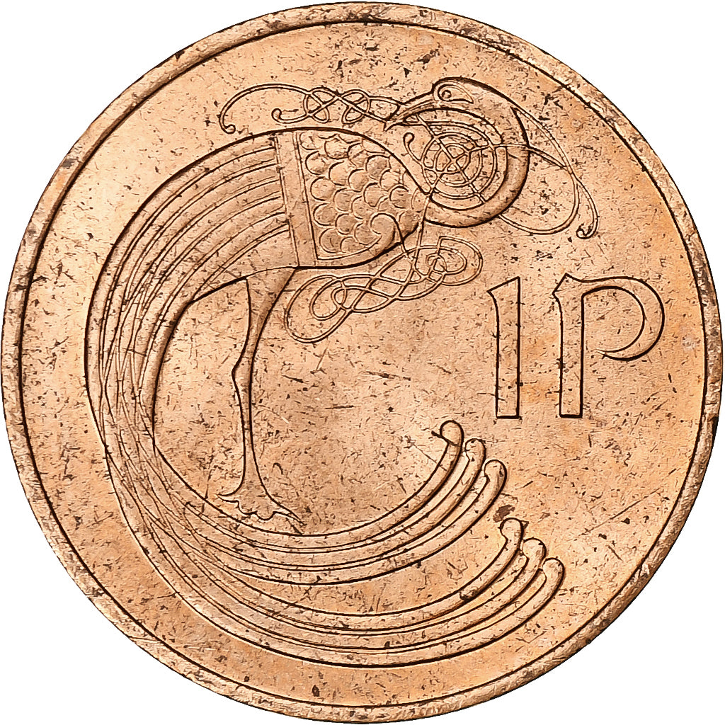 REPÚBLICA DA IRLANDA, Penny, 1971, Bronze, AU(55-58), KM:20