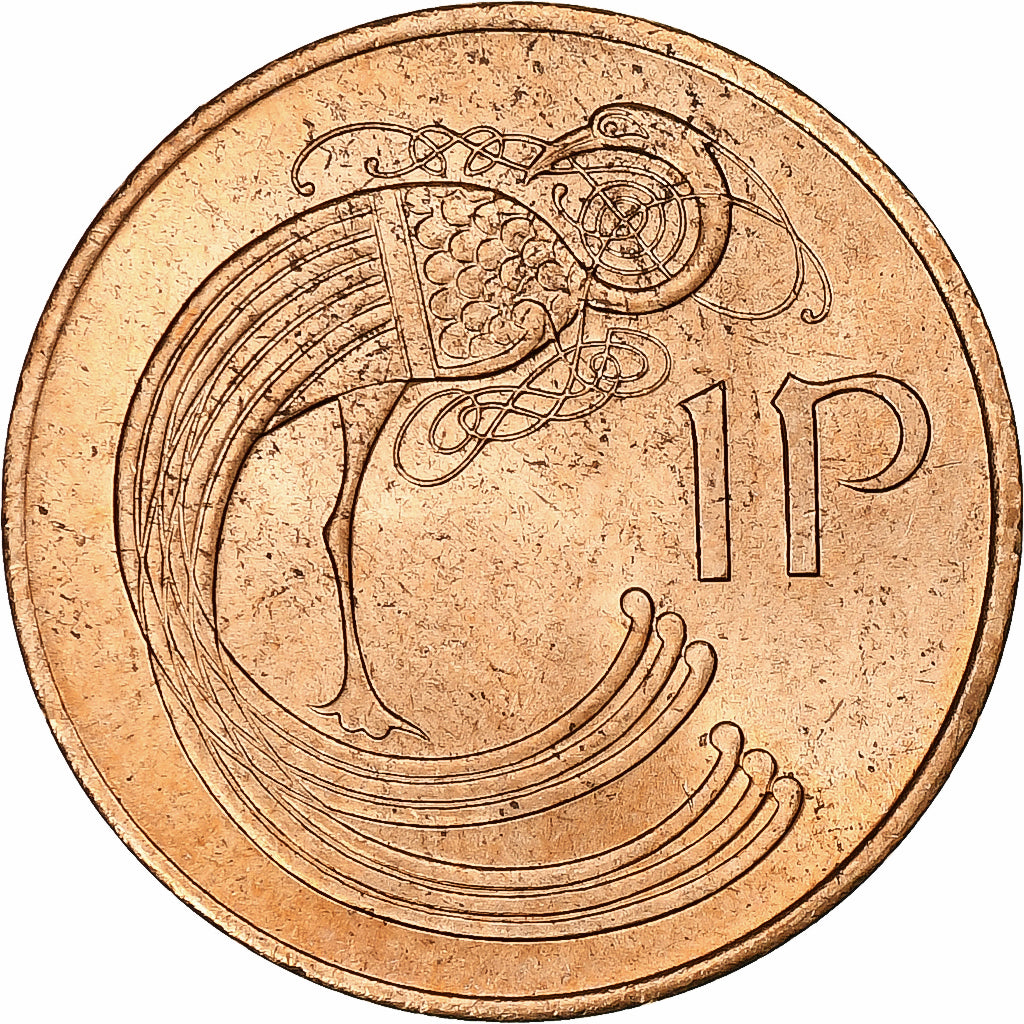 REPÚBLICA DA IRLANDA, Penny, 1971, Bronze, MS(63), KM:20