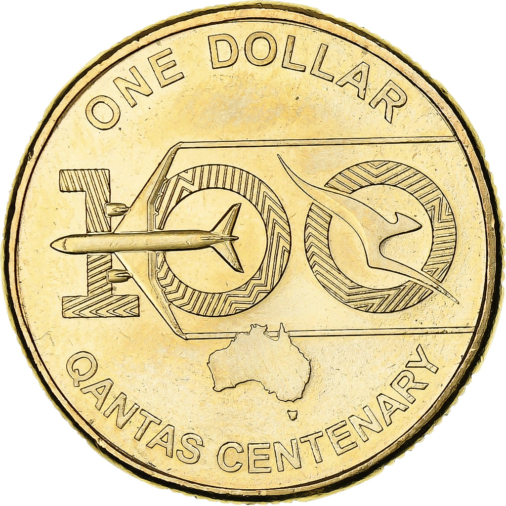 Australia, Dollar, Qantas, 2020, Bronze-Aluminium, MS(63)