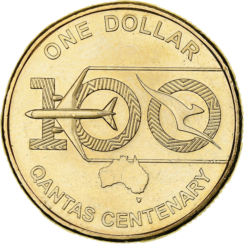 Australia, Dollar, Qantas, 2020, Bronze-Aluminium, AU(55-58)