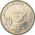 Serbia, 20 Dinara, 2007, Copper-Nickel-Zinc, MS(63), KM:47