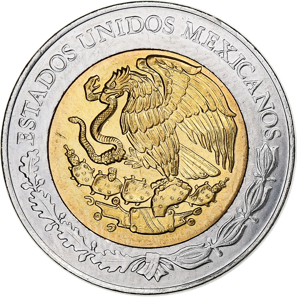 Mexico, 5 Pesos, Bicentenaire de l'indépendance de Mexico, 2010, Mexico City
