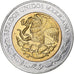 Mexico, 5 Pesos, Bicentenaire de l'indépendance de Mexico, 2010, Mexico City