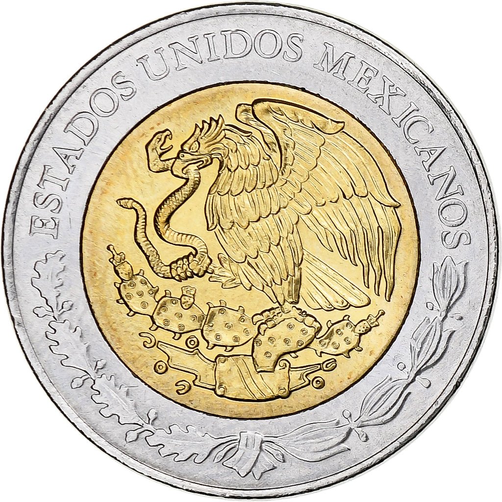 Mexico, 5 Pesos, Centenaire de la Révolution, 2010, Mexico City, Bi-Metallic