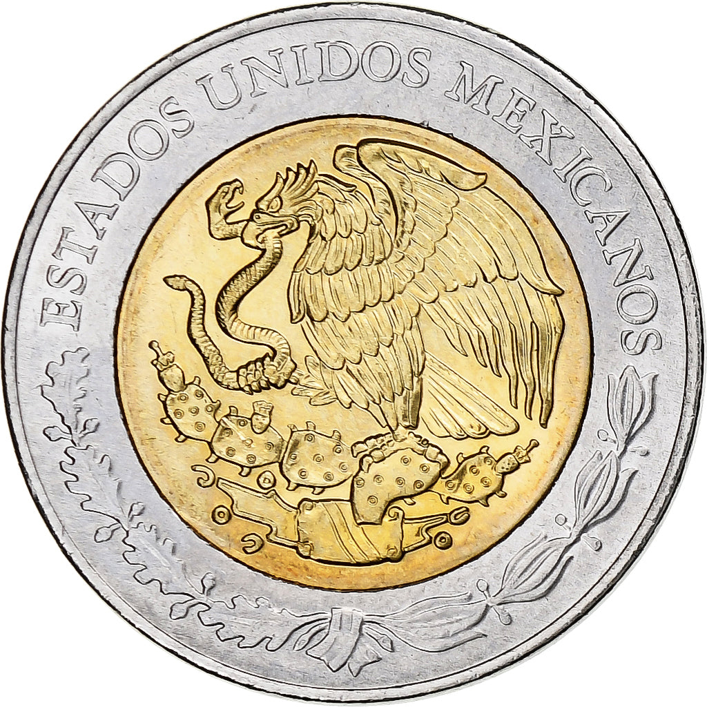 Mexico, 5 Pesos, Centenaire de la Révolution, 2010, Mexico City, Bimetaliczny