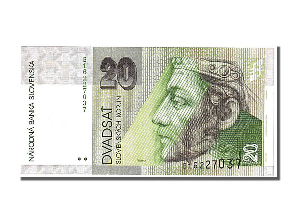 Slovakia, 20 Korun, 1993, KM #20a, 1993-09-01, UNC(65-70), B