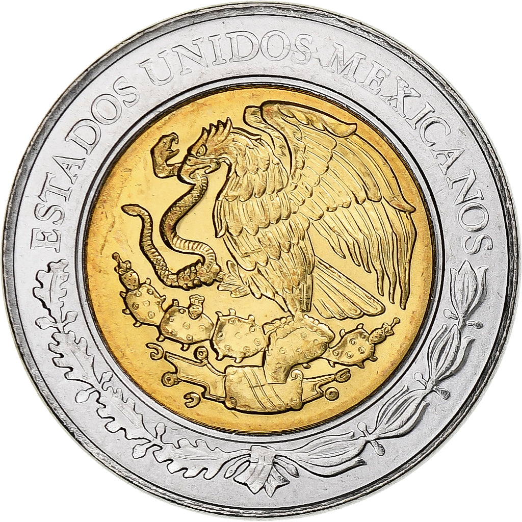 Mexico, 5 Pesos, Bicentenaire de l'indépendance de Mexico, 2009, Mexico City