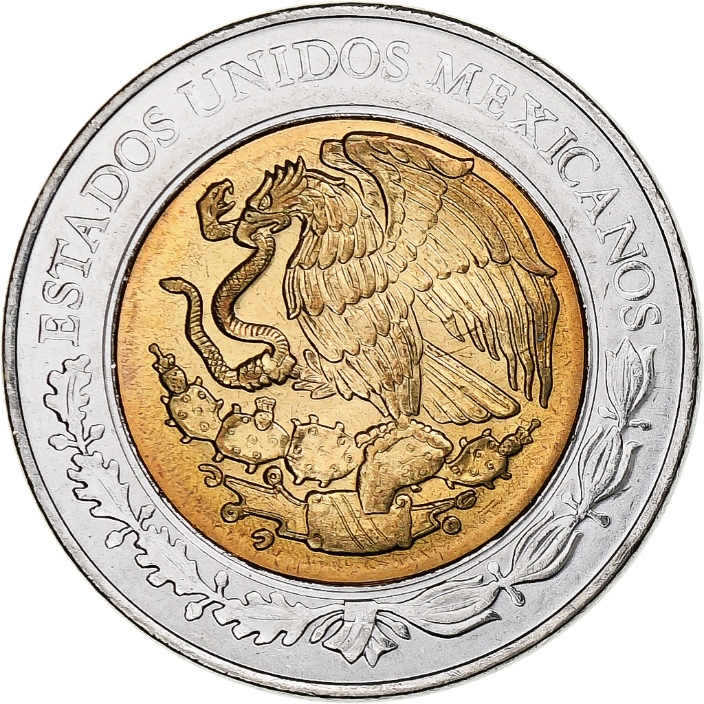 Mexico, 5 Pesos, Bicentenaire de l'indépendance de Mexico, 2009, Mexico City