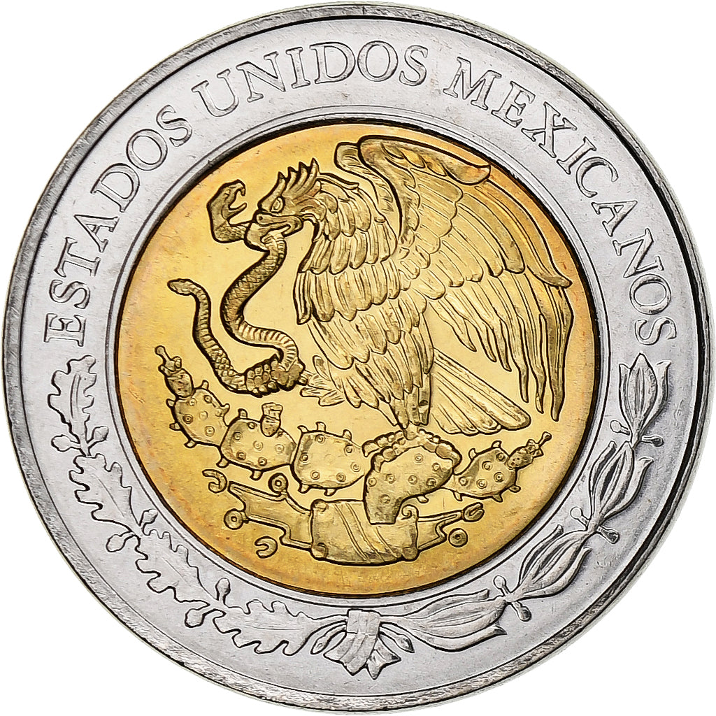 Mexico, 5 Pesos, Bicentenaire de l'indépendance de Mexico, 2009, Mexico City