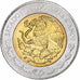 Messico, 5 Pesos, Jose Maria Morelos, 2010, Mexico City, Bi-metallico, SPL