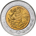 Mexico, 5 Pesos, Otilio Montano, 2009, Mexico City, Bi-Metallic, MS(63), KM:917