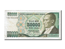 Turkey, 50,000 Lira, 1970, KM #203a, EF(40-45), I