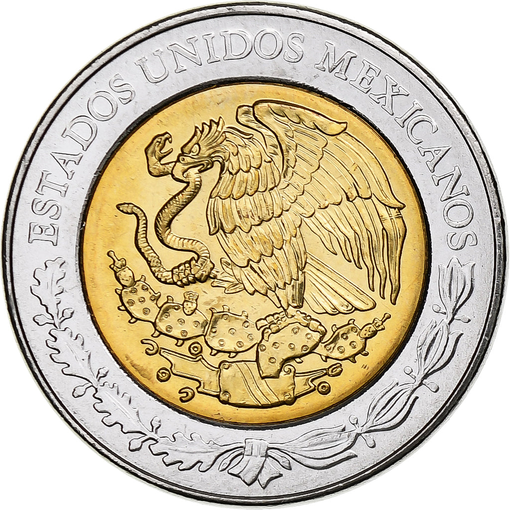 Mexique, 5 Pesos, Heriberto Jara, 2008, Mexico City, Bimétallique, SPL, KM:901