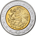 Mexico, 5 Pesos, Heriberto Jara, 2008, Mexico City, Bimetaliczny, MS(63), KM:901