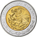 Mexiko, 5 Pesos, Francisco J. Mugica, 2008, Mexico City, Bi-Metallic, UNZ