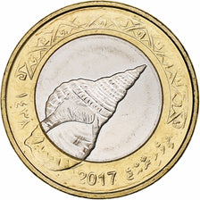 Maldives, 2 Rufiyaa, 2017, Bi-Metallic, MS(63)