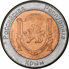 Ukraine, 500 Rubles, Unofficial, 2015, Russian Crimea, Bi-Metallic, MS(63)
