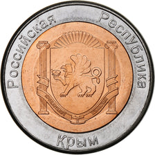 Ukraine, 500 Rubles, Unofficial, 2015, Russian Crimea, Bi-Metallic, MS(63)