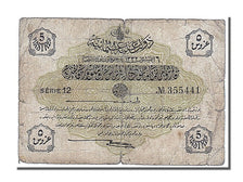 Turquie, 5 Piastres type 1916-17