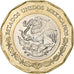 Mexico, 20 Pesos, Bicentenary of the navy, 2021, Bi-Metallic, MS(63)