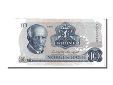 Norway, 10 Kroner, 1981, KM #36c, AU(55-58), BP