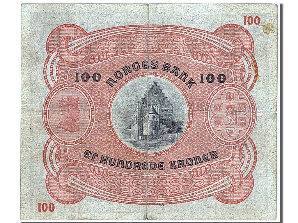Norvège, 100 Kroner type 1901