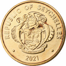 Seychelles, 5 Cents, 2021, Bronze Plated Steel, SPL